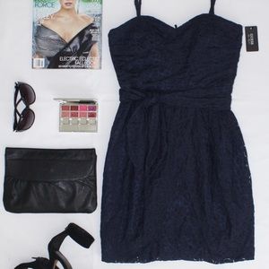 GUESS Los Angeles Blue Cocktail Dress , Size: 4